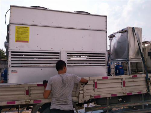 閉式冷卻塔安裝現場